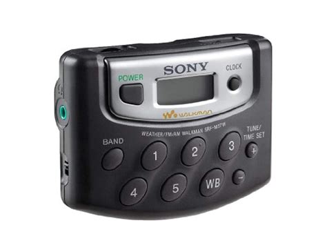 sony walkman digital tuning portable palm size am fm stereo radio