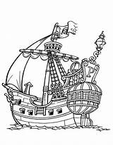 Piraat Piet Kleurplaten Schip Piratenboot Piratenschip Kleuren Piraten Scheve Schuit Pirat Pirates Ausmalen Zeilschip Leukvoorkids Malvorlage Piratenschiff Mandalas Piratas Heel sketch template