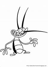 Oggy Cockroaches Coloring Pages Drawing Book Kids Drawings Colour Coloriage Gratis Clipart Opslagstavle Vælg sketch template