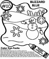 Blizzard Blue Coloring Crayola Pages Print sketch template