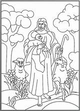 Sheep Shepherds sketch template