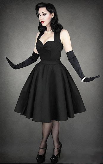 50 s style circle dress [black] dress restyle alternative punk rockabilly pinu in 2019