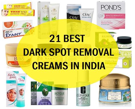 creams  dark spots  india  works