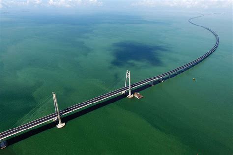worlds longest sea bridge opens  hong kong  mainland china