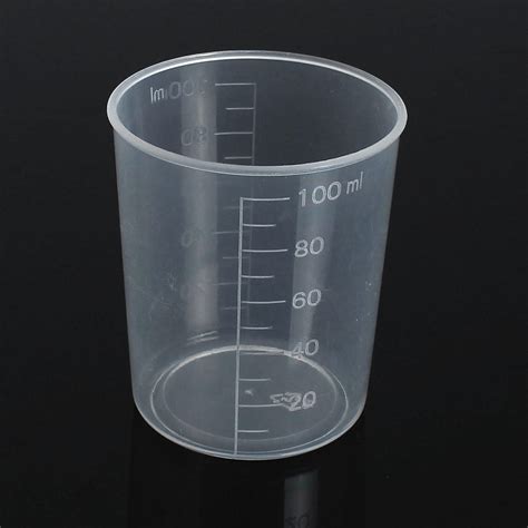 ml plastic graduated test measuring cylinder container cups liquid