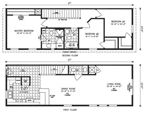 lovely  oak mobile homes floor plans  home plans design