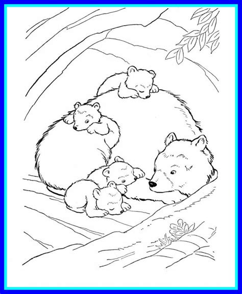printable hibernating animals coloring page printable word searches