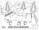 Ramp Skatepark sketch template