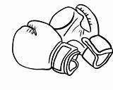 Boxing Gloves Coloring Pages Glove Clipart Printable Drawing Drawings Drawn Hanging Color Clip Colouring Kids Cartoon Cliparts Getdrawings Getcolorings Kidsdrawing sketch template