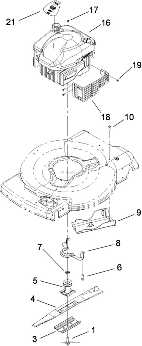 toro   recycler lawn mower  sn   parts diagram  engine