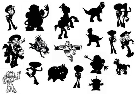Digitalfil Toy Story Svg Cut Files Silhouette Clipart