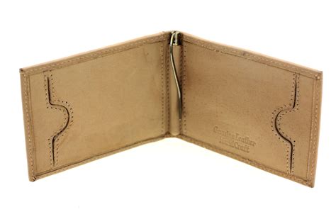 men money clip wallet slim compact front pocket id  cowhide