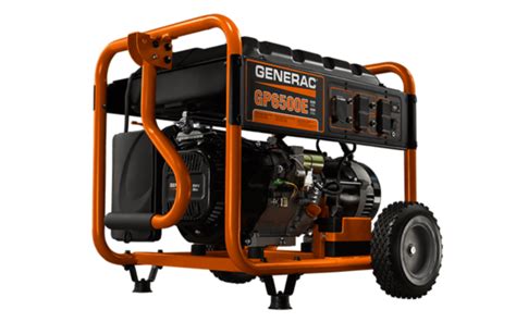 Shop Generac 6500 Watt Power Generator Model Gp6500e
