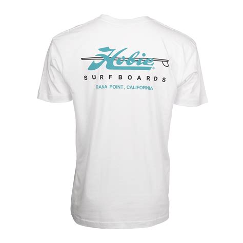 Classic Surfboard Script T Shirt Hobie