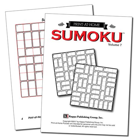 print  home sumoku kappa puzzles