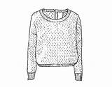 Sweater Wool Coloring Coloringcrew sketch template