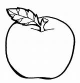 Apple Clipart Outline Clip Coloring Fruit Template Orange Pages Apples Drawing Colouring Teacher Templates Transparent Artclipart Nail Annoying Many Leaf sketch template