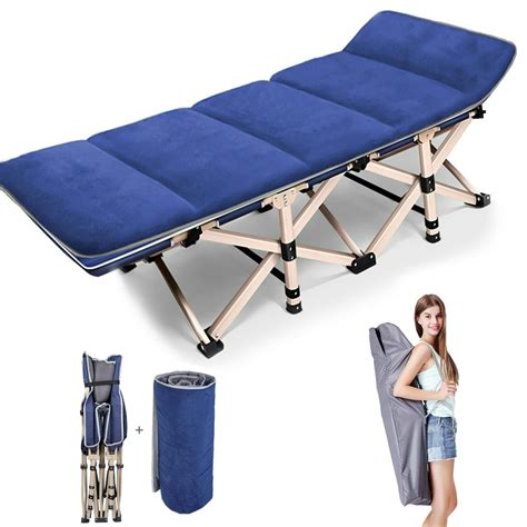 72 8 Outdoor Portable Folding Bed Cot Military Hiking Camping Sleeping