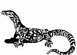 Goanna Clipart Clip Colouring Pages Cliparts Miner Coal 71kb Clipground Drawings sketch template