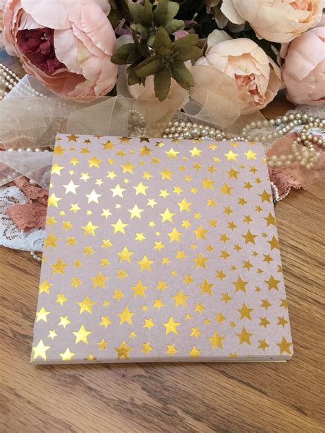 gold foil paper pad  craft stack foiled paper etsy