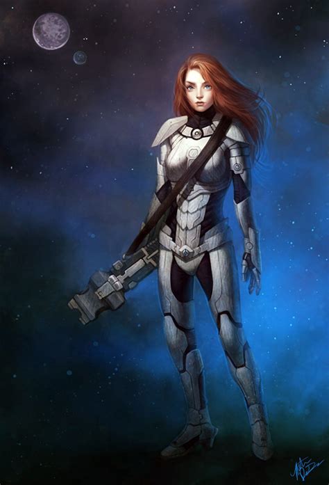 Sci Fi Girl Commission By Katiedesousa On Deviantart Anime