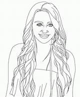 Coloring Miley Pages Cyrus Popular Colouring Close Choose Board sketch template