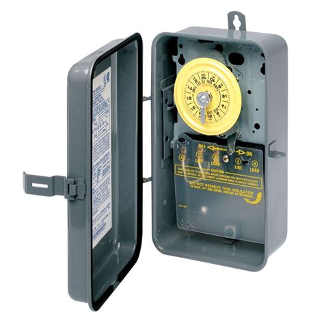 intermatic outdoor mechanical timer switch  amps  volts gray