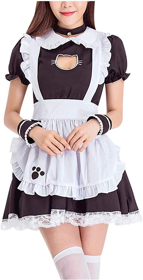 gilru dress for women kawaii anime cosplay french apron maid fancy