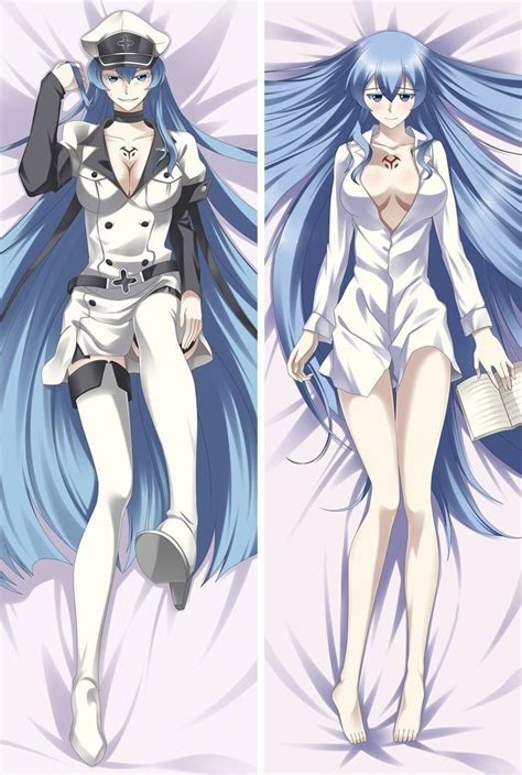 akame ga kill esdeath otaku pillow case cover personagens de anime