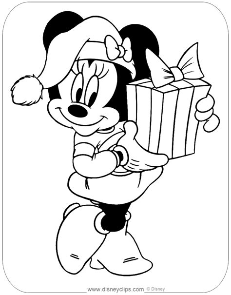 disney christmas coloring pages printable customize  print