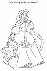 Christmas Coloriage Bete Princesse Coloriages Coloringdisney Sheets Hiatus Currently Feedly Desde sketch template