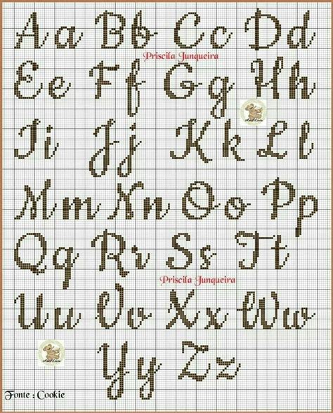 alfabeto em ponto cruz toalhinha de boca resultado de imagem letras pequenas em