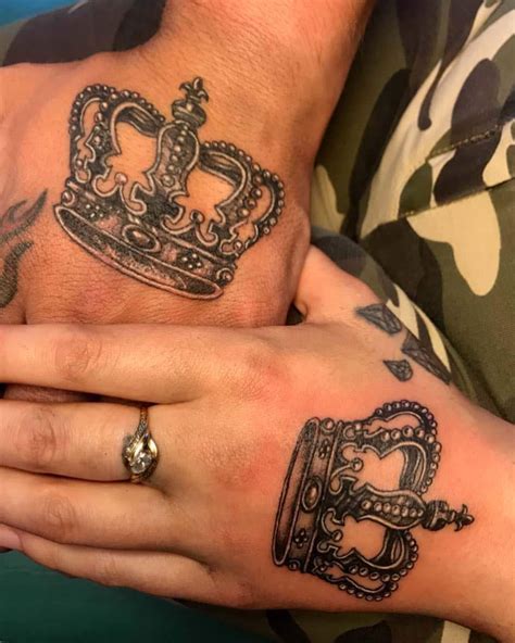 Simple Queen Crown Tattoo On Wrist