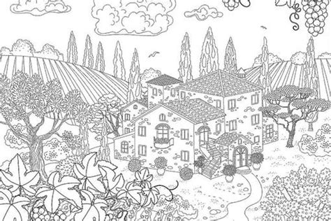 scenery coloring pages  adults  coloring pages  kids