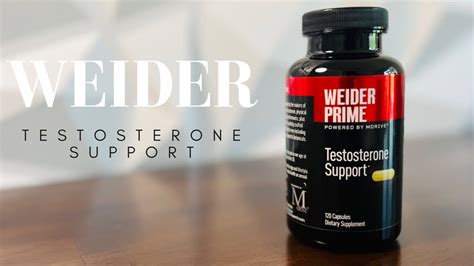Weider Prime Testosterone Support Review Youtube