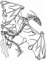 Coloring Pages Dragons Fantasy Print Easily sketch template