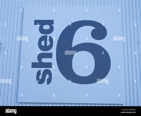 shed number  stock photo alamy