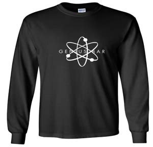 apple store genius bar cool white molecular logo  shirt black long sleeve shirt ebay
