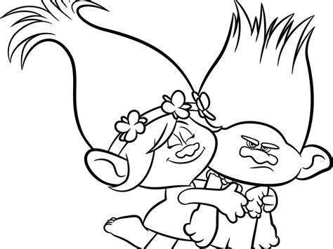 poppy coloring page princess poppy coloring page coloring pages