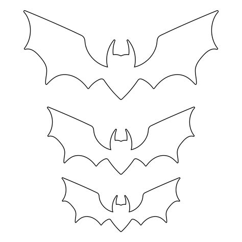 images  halloween bat stencil cutouts printable halloween