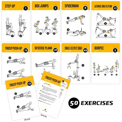 printable workout cards
