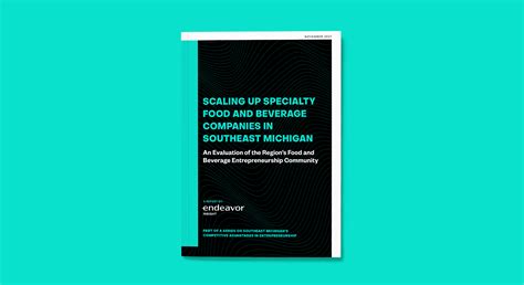 scaling  specialty food  beverage companies  southeast michigan