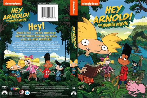 nickelodeon hey arnold  jungle  dvd cover cover addict  dvd bluray covers