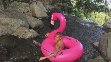 justin bieber gets naked in hawaii gma