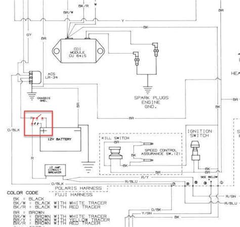 polaris snowmobile wiring diagrams