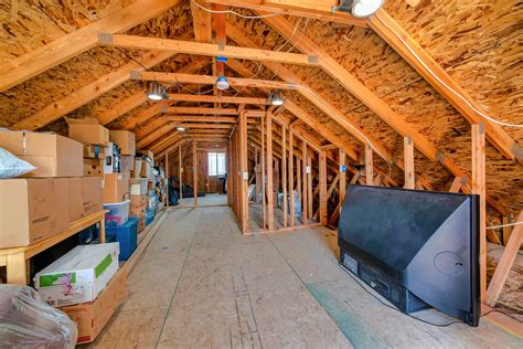 remodel  attic   functional storage space attic projects company