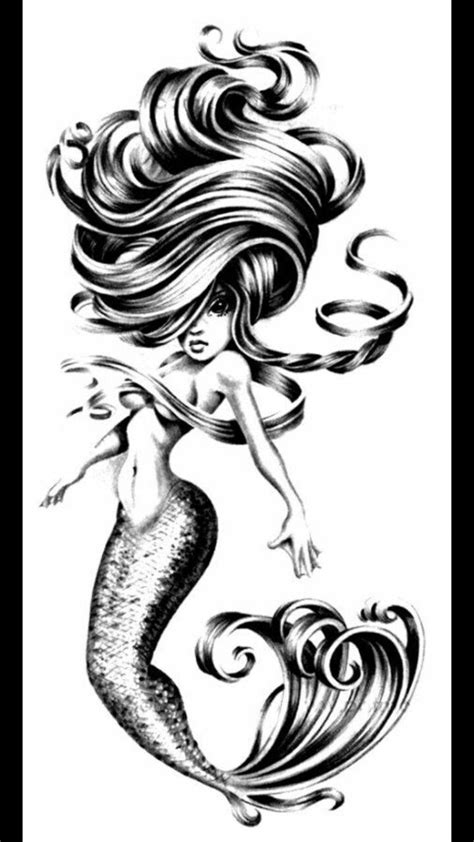 Pin By Amanda Tant On Tattoo Mermaid Tattoos Mermaid Tattoo Cute