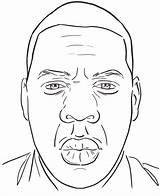 Kanye 2pac sketch template