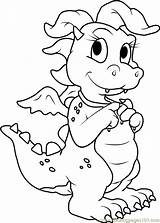 Dragon Tales Cassie 2000s Coloringpages101 sketch template