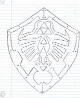 Shield Hylian Deviantart sketch template